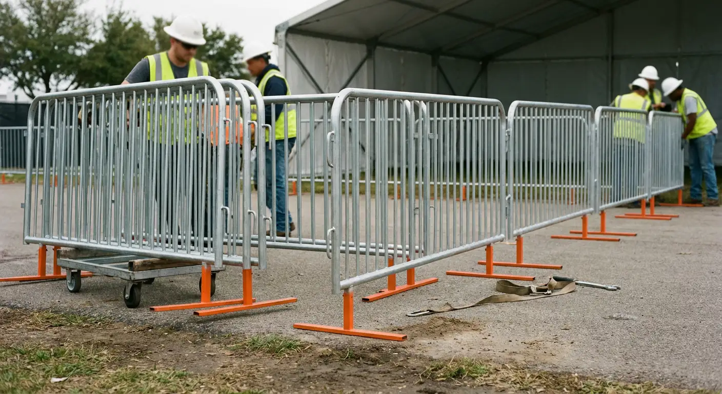 Pedestrian Barricades in Tigard, OR