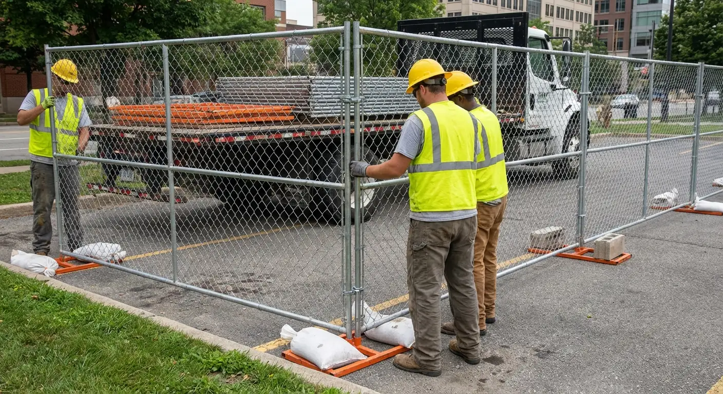 Temporary fencing solutions meeting Tigard requirements