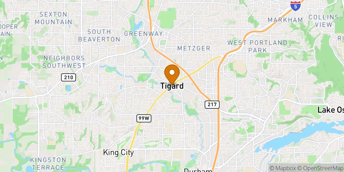  neighborhood map in Tigard, OR