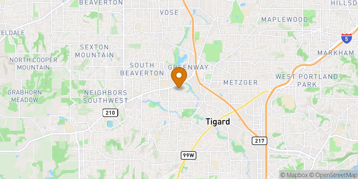  neighborhood map in Tigard, OR