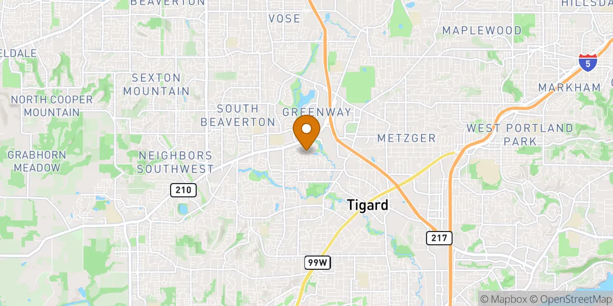  neighborhood map in Tigard, OR
