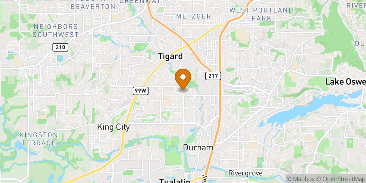  neighborhood map in Tigard, OR